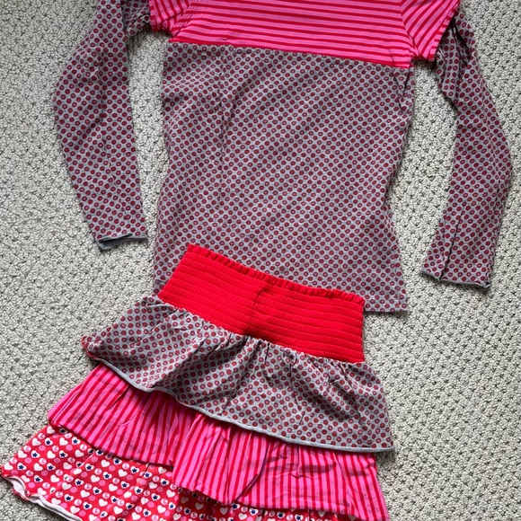 Beautiful matching skirt and top. Girls size 9/10. Dutch brand Little Bampidano - Picture 3 of 8